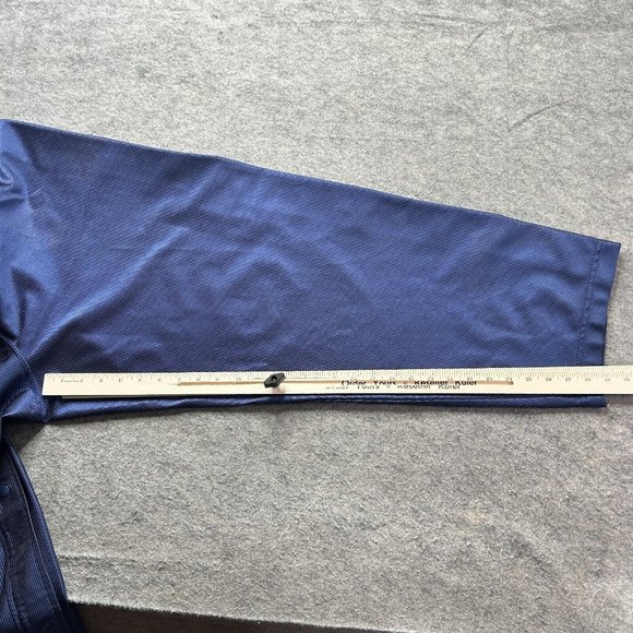 Nike Tear Away Warm Up Track Pants Men XL Blue 29" Relaxed Side Snap Breakaway - Picture 12 of 15